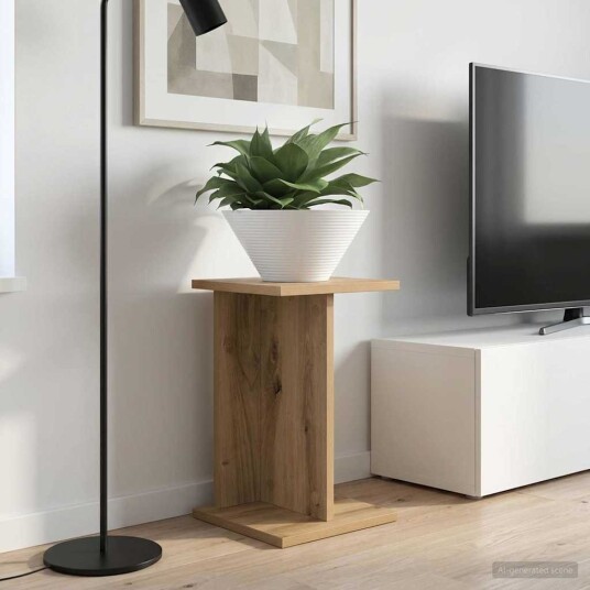 Planteholder Artisan Eik 25 x 25,5 x 40,5 cm Konstruert tre