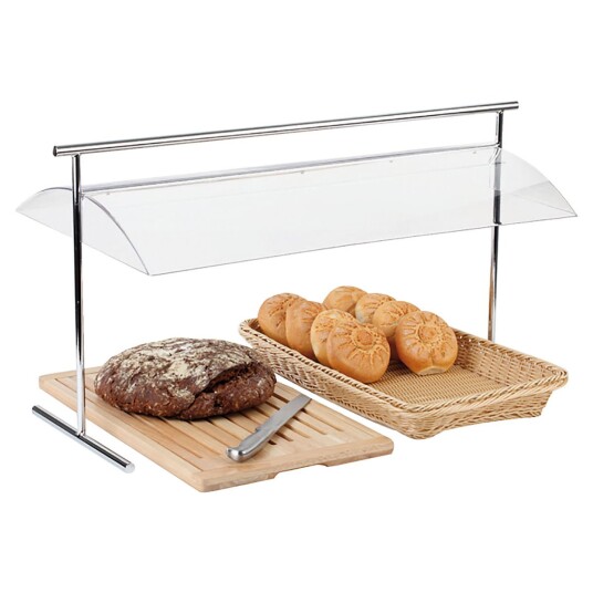 APS Beskyttelse buffet Albegna; 82x42x45 cm (LxBxH); Transparent/Sølvfarge; Rektangulær APS Beskyttelse buffet Albegna; 82x42x45 cm (LxBxH); Transparent/Sølvfarge; Rektangulær