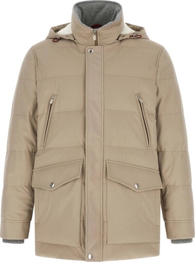 Brunello Cucinelli Herre Frakker Beige XL,