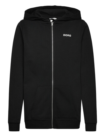 Björn Borg Borg Essential 4 Zip Hoodie Black 110 116