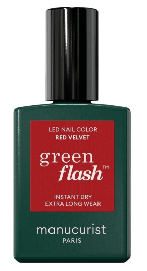 Manucurist Green Flash Led Nail Polish Velvet Red 15ml Manucurist Green Flash Led Nail Polish Velvet Red 15ml