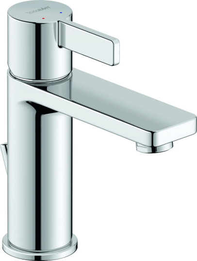 Duravit D-Neo 1-greps Servantbatteri M Med oppløftventil, Krom Duravit D-Neo 1-greps Servantbatteri M Med oppløftventil, Krom