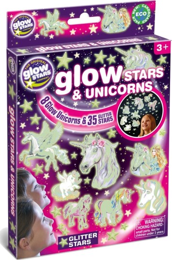 Brainstorm Brainstorm Glow Stars & Unicorns Multi/patterned ONE SIZE