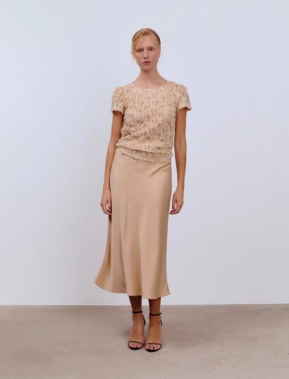 Ida Sjöstedt Istjulie 3D Top Beige 36 Ida Sjöstedt Istjulie 3D Top Beige 36