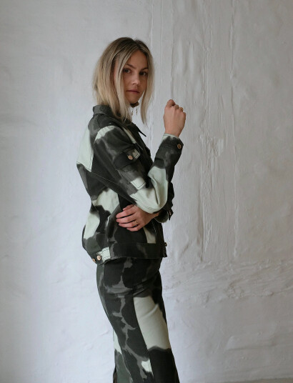 Helmstedt Lucca Denim Jacket - Green - M Helmstedt Lucca Denim Jacket - Green - M