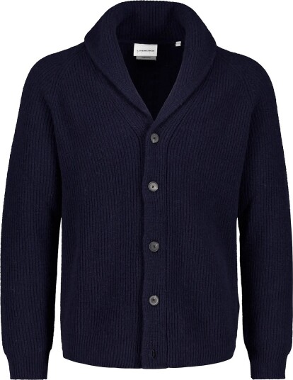 Lindbergh Lambswool Shawlcollar Cardigan NAVY L