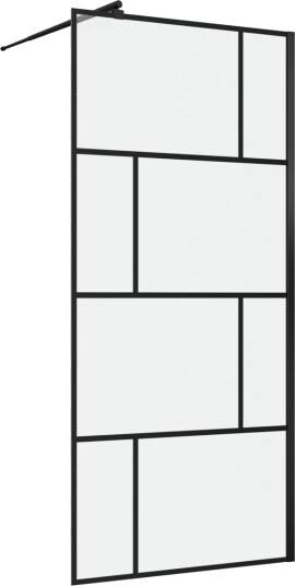Sörby Dusjvegg 90x195 cm - Svart