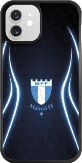 Phonecases3D iPhone 12 Malmö FF 3D mobildeksel, svart