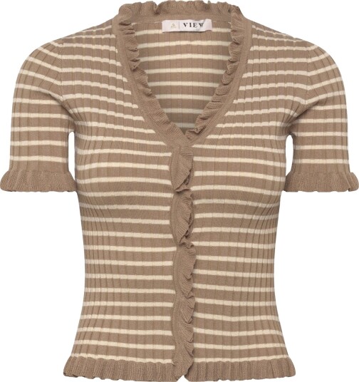 A View Fabia Ss Tee   Beige   34