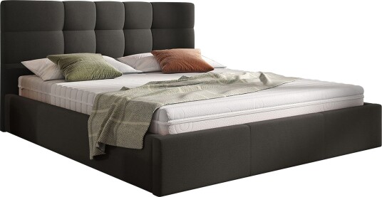 Nieres Oppbevaringsseng 180x200 cm Svart