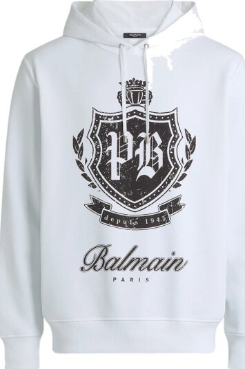 Balmain Herre Gensere & Hettegensere Hvit L,