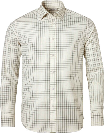 Chevalier Men's Luton Shirt Hunter Green Tattersall XXL
