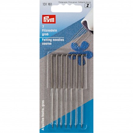 Prym Filtenåler Grov Stål Sølv 78mm 7 stk