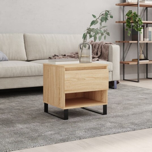 Salongbord sonoma eik 50x46x50 cm konstruert tre 8721012112414