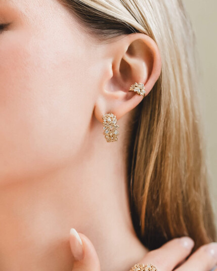 Lily And Rose Laurel hoops øredobber gold