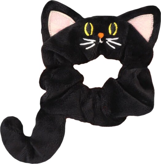 Scrunchie Svart Katt