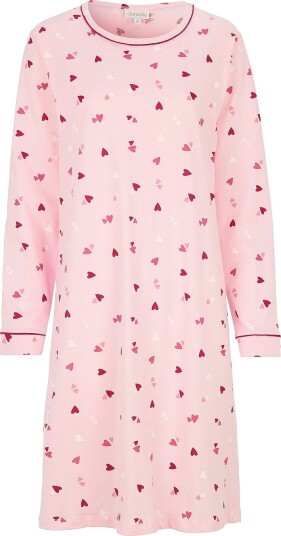 Damella Nattkjole Nightdress long sleeve Rosa Damella Nattkjole Nightdress long sleeve Rosa