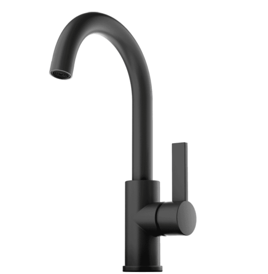 Tapwell ARM078 Servantbatteri Matt Sort