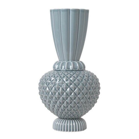 Dottir Samsurium Jumbobell vase 32,5 cm blå/grå Dottir Samsurium Jumbobell vase 32,5 cm blå/grå