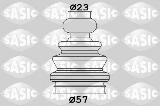 Sasic Mansjett drivaksel SASIC 1906097