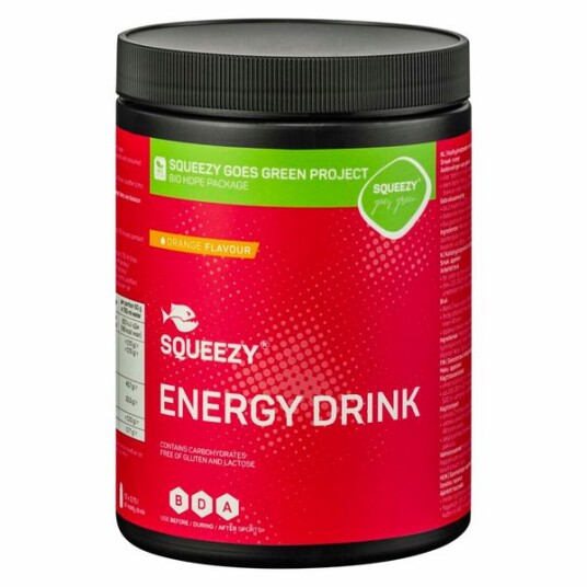 SQUEEZY Energy Drink Appelsin 650g – Skånsom Energidrikk for Utholdenhet SQUEEZY Energy Drink Appelsin 650g – Skånsom Energidrikk for Utholdenhet