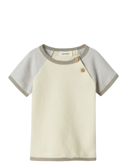 Lil"Atelier Nbmnunan Ss Loose Top Lil Grey 56