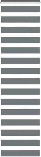 Sebragardin mørkegrå 65x230 cm stoff bredde 60,9 polyester