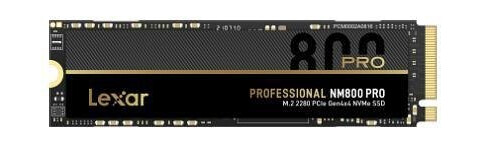 LEXAR SSD 2TB NM800 Pro M.2 2280 PCIe 4.0 X4 3D NAND TLC intern retail LEXAR SSD 2TB NM800 Pro M.2 2280 PCIe 4.0 X4 3D NAND TLC intern retail