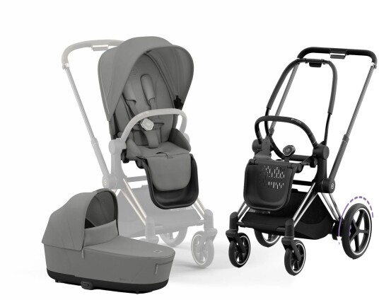 Cybex e-Priam Duovogn Mirage Grey/Chrome Black