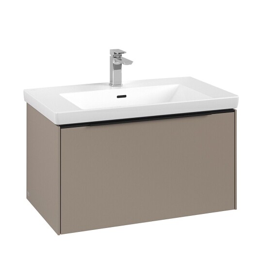 Villeroy & Boch  Subway 3.0 Servantskap m/1 skuff 772x429x478 mm Taupe Matt