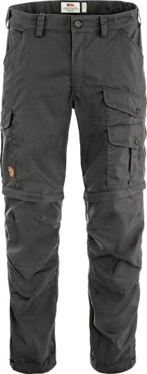 Fjellreven Men"s Vidda Pro Lite Zip Off Trousers Dark Grey 46/L