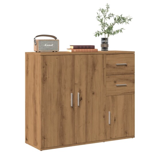 Skjenk artisan eik 91x29,5x75 cm konstruert tre 8721158434821