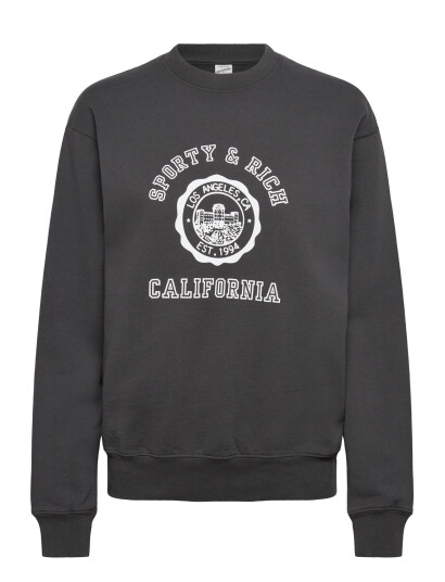 Sporty & Rich California Emblem Crewneck Grey L