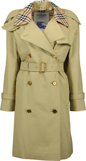Burberry Dame Frakker Beige S,