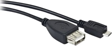 Lanberg   Usb Adapter   Usb Hunn Til Micro Usb Type B Hann   Usb 2.0   15 Cm   Svart   Oem