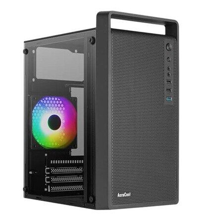 AeroCool CS-109 Mini Tower Kabinett for Micro-ATX og Mini-ITX - Svart AeroCool CS-109 Mini Tower Kabinett for Micro-ATX og Mini-ITX - Svart