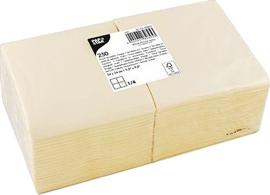 Papstar 82895 Krem Tørkepapir Monokromatisk 46 G/M² 240 Mm 240 Mm
