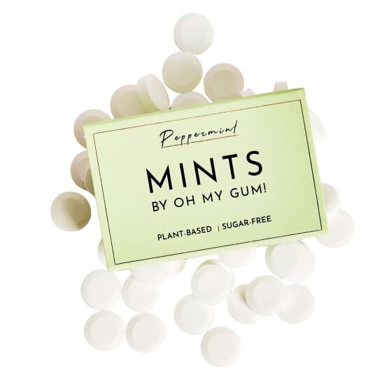 Plantebaserte Pastiller OH MY GUM! Mint 18g Plantebaserte Pastiller OH MY GUM! Mint 18g