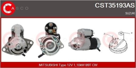 Starter CASCO CST35193AS
