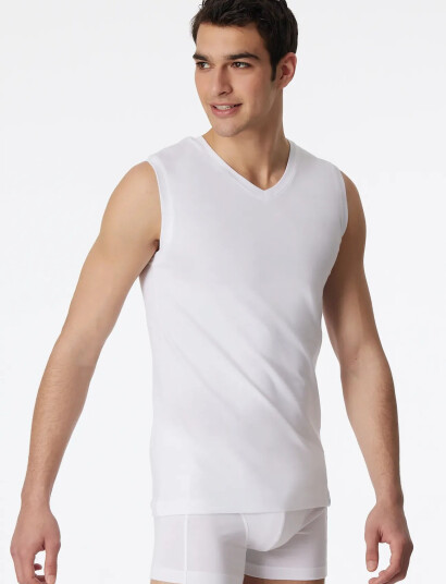 Schiesser Tank Top - White - XXL