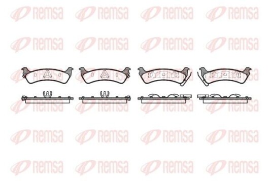 Bremseklosser REMSA 0629.02 Bremseklosser REMSA 0629.02