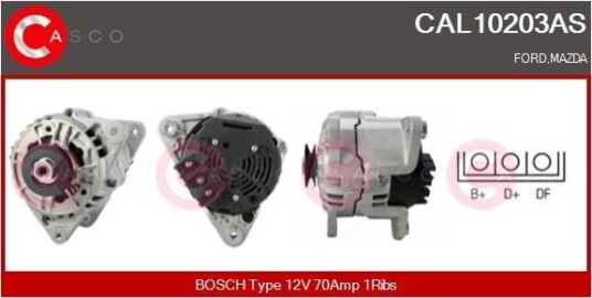 Dynamo CASCO CAL10203AS