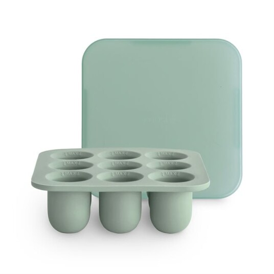 Mushie Cambridge Blue Fresh Food Feeder Freezer Tray