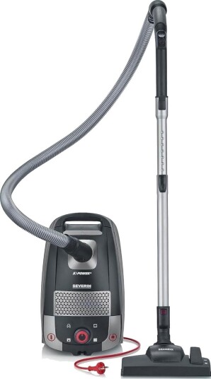 Severin BC 7052 Støvsuger - 850W, 4L støvpose - Svart