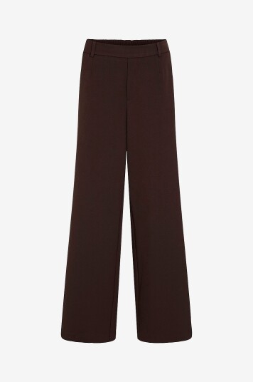 Vila - Bukser viVarone HW Wide Pant - Brun Vila - Bukser viVarone HW Wide Pant - Brun
