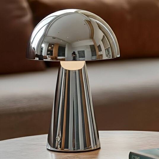 LED bordlampe Nevijo Lindby dimbar Krom / sølv Stue / spisestue Metall Moderne LED bordlampe Nevijo Lindby dimbar Krom / sølv Stue / spisestue Metall Moderne