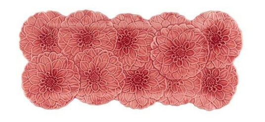 Bordallo Pinheiro   Maria Flor fat 47x20 cm rosa dahlia rosa