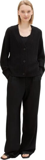 Tom Tailor V Neck Cardigan Black XS