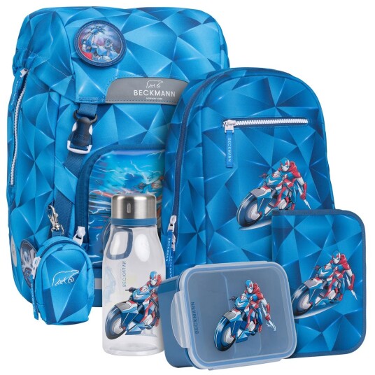 Beckmann Pakke Skolesekk 1.kl Blue Lightning 22L Beckmann Pakke Skolesekk 1.kl Blue Lightning 22L
