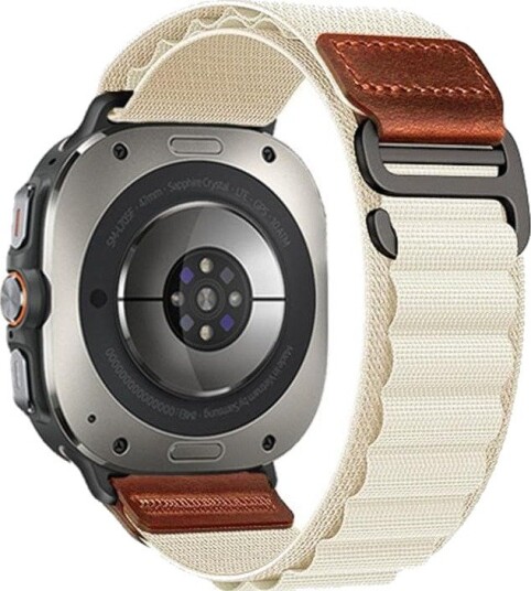 Nylonarmbånd til Galaxy Watch Ultra – Starlight / Nylonarmbånd / Alpina Loop-armbånd